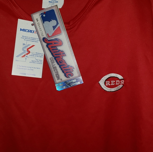 MLB Authentic Cincinnati Reds Microtec Jersey Adult LG - Picture 3 of 14